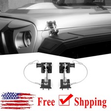 Aluminum Front Hood Latch Hood Lock Catch Lockingfor Jeep Wrangler Jk Jku 2007