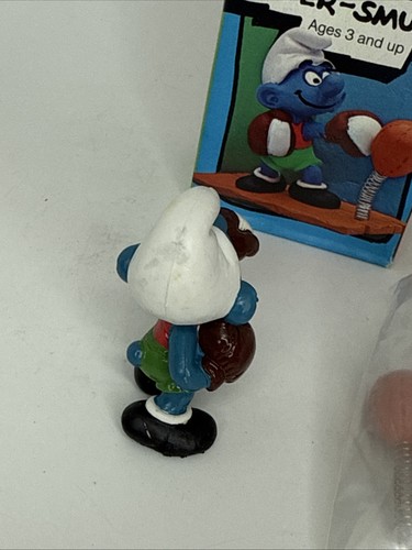 Vintage Super Smurf ~ BOXING SMURF ~ Schleich #6714 ~ IN BOX - Picture 13 of 19