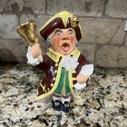 WEDGWOOD AND CO  6”TOBY MUG THE TOWN CRIER OR BELL RINGER WITH RARE STICKER — photo 1