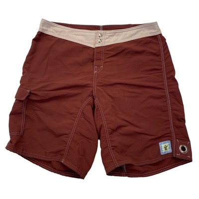 Immersion Research Board Shorts Mens 36 Rust Technical Kayak Cargo Trunks Read