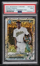 2021 Bowman Chrome Prospects Shimmer Refractor Pedro Pineda PSA 9 MINT 0c6