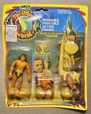 Vintage Arco The Other World Raidy Carded Action Figure w/ Jipps Mogs Weapons