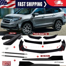 For Subaru Outback 2015-2019 Front Rear Bumper Lip 29 Side Skirts W Strut Rods