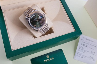 Rolex Day Date 40 228239 Weißgold Full Set