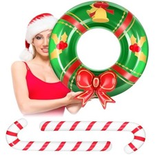 3 Pcs Christmas in July Decorations Inflatables Christmas Floats 2.95