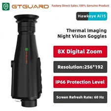 GTGUARD Thermal Monocular 256x192(Ai 384x288) 50Hz 15mm lens Night Vision Hunt