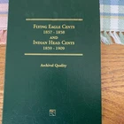 1857 - 1909 Indian Head/Flying Eagle Cent Book (11  coins)