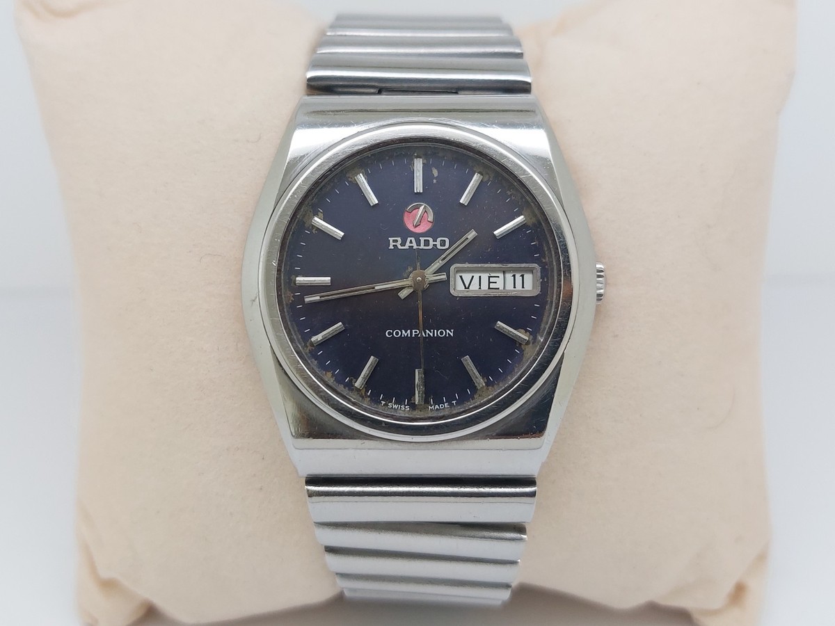 Vintage RADO Companion Automatic Men's Watch Day-Date Swiss Cal