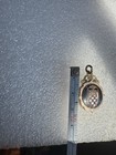Vtg Croatian  Fraternal Hrvatska Zajednica Gold Tone &Multi Color Enamel Pendant — photo 8