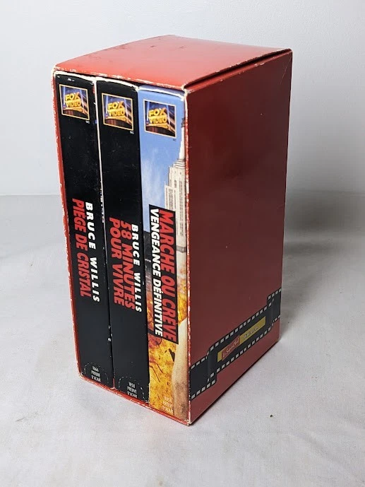 Die Hard Trilogie VF VHS – Piège de Cristal / 58 Minutes / Marche ou Crève (THX) - Image 3 of 3