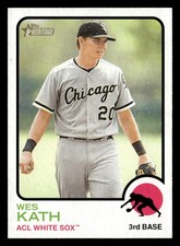 Wes Kath 2022 Topps Heritage Minor League #40 ACL White Sox ROOKIE