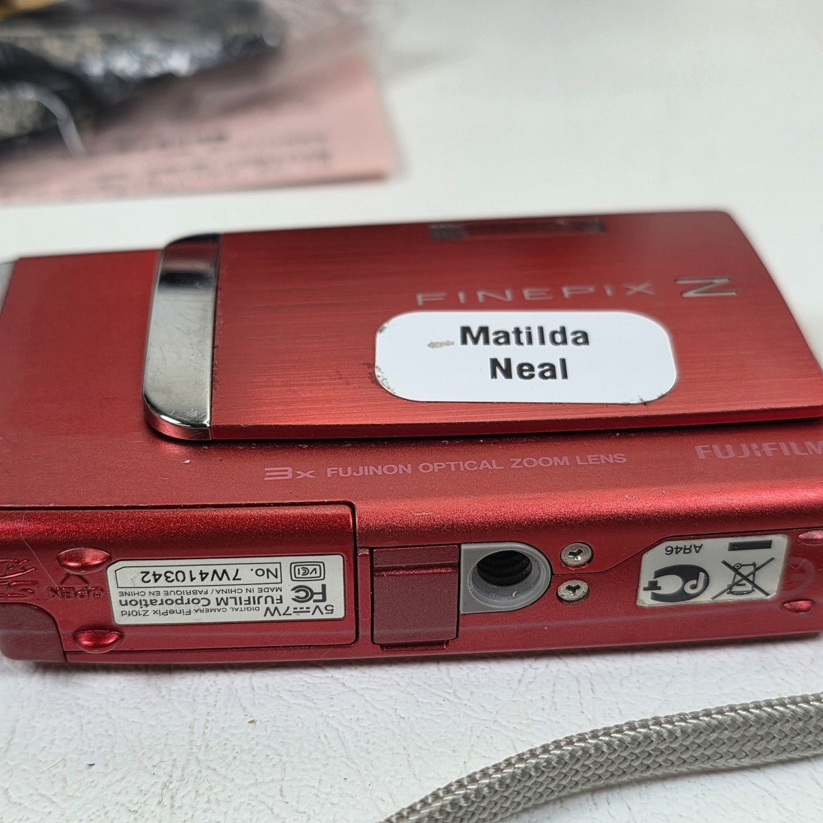 Q36 FUJIFILM FinePix Z10fd コンパクトデジタルカメラ 動作品 1円 