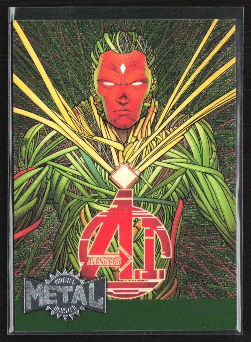Vision 2015 Marvel Fleer Retro Metal Limited Edition #40