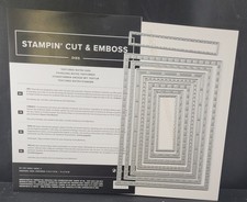 Stampin' Up - Textured notes - Dies - Retired 