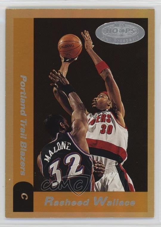 2000-01 NBA Hoops Hot Prospects Rasheed Wallace #6 0qr0