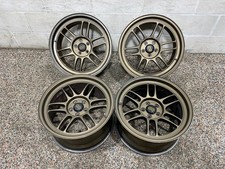 2015 SUBARU BRZ ENKEI RPF1 17x9 ET 35 SET OF 4 WHEEL RIM RIMS GOLD 5x100 LUG