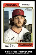 2023 Topps Heritage Zac Gallen #143 Arizona Diamondbacks MLB Baseball