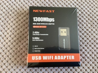 Newfast USB WLAN Adapter Model: NF-U323 1300mbps Dual Band