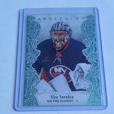 Upper Deck Artifacts 2025-26 Ilya Sorokin Sky Blue #144 New York Islanders