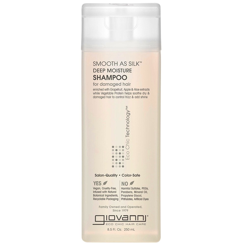 iHerb UK - Giovanni , Smooth As Silk™, Deep Moisture Shampoo, For Damaged Hair, 8.5 Fl Oz (250 Ml) - Image 6