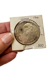 1966 Canadian Silver Dollar 80% Silver Large Bead UNC? BU? No Reserve! SB @ 1$