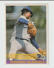 #52 1984 Donruss FERNANDO VALENZUELA L.A. DODGERS NR-MT