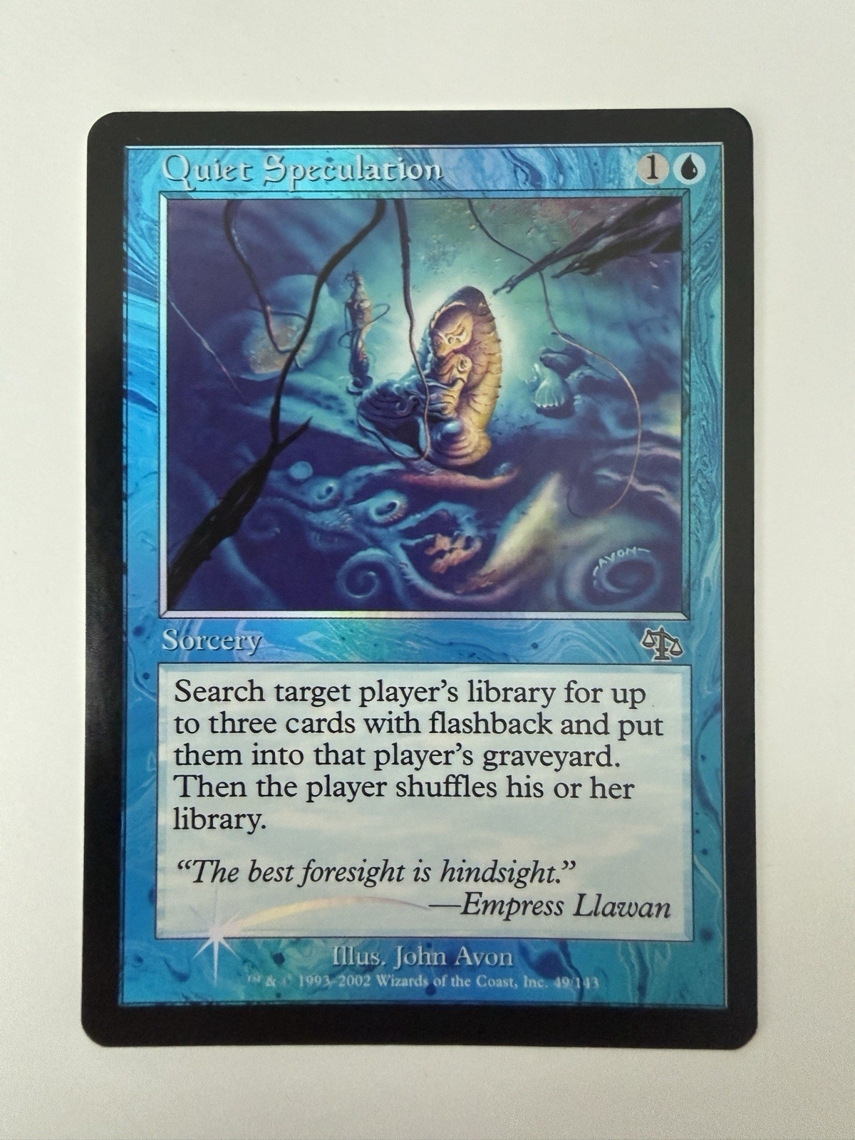 Magic: The Gathering - MTG - Quiet Speculation - Judgement - FOIL - M/NM