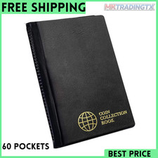 Portamonete 60 tasche porta album libri forniture per collezionisti
