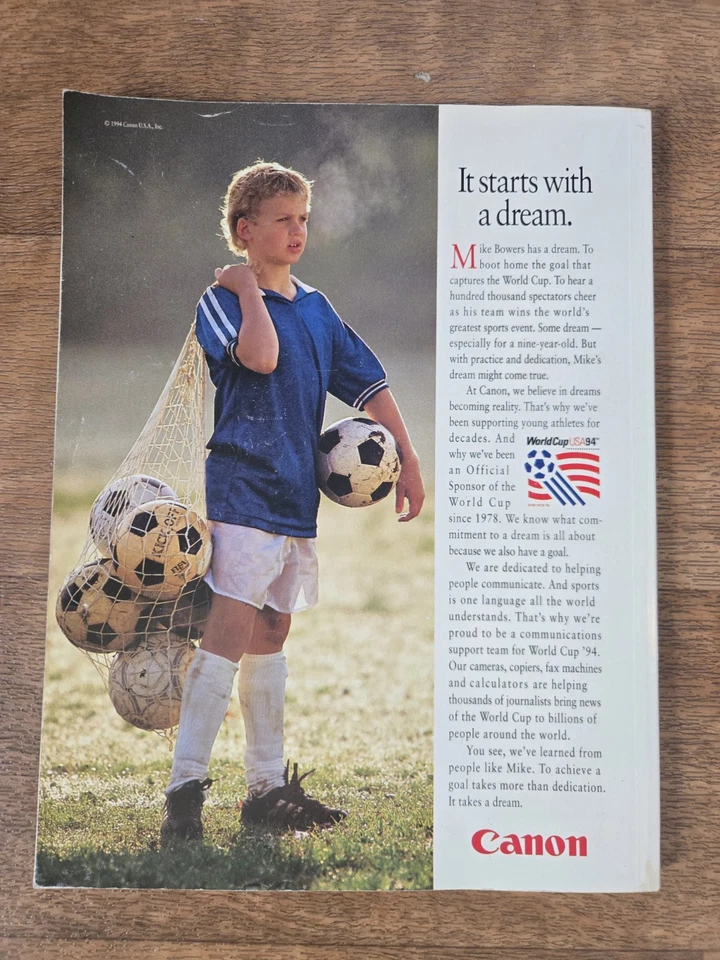 1994 World Cup Official Program PETER MAX Cover Art Soccer - Image 2 of 3