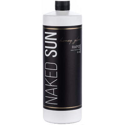Naked Sun Honey Glow Violet Rapid Spray Tan - 32 Oz Airbrush Sunless Self Tan