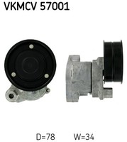 SKF Riemenspanner Keilrippenriemen Vkmcv 57001 FüR DAF 85 75 XF 95 CF