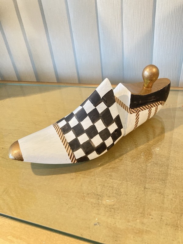 Hand Painted Shoe Form