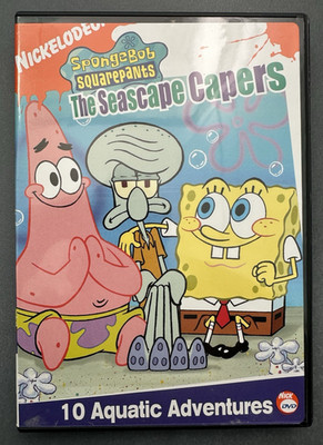 SpongeBob SquarePants The Seascape Capers DVD 10 Episodes - Very Good