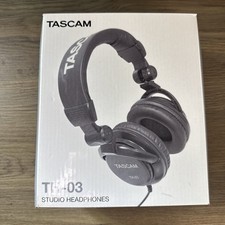 Tascam TH-03 Studio Headphones NEW Open Box Closed-Back 50mm Driver