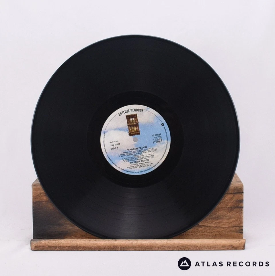 Warren Zevon Warren Zevon A1 B1 LP Album Vinyl Record K 53039 - VG+/EX - Изображение 4 из 4