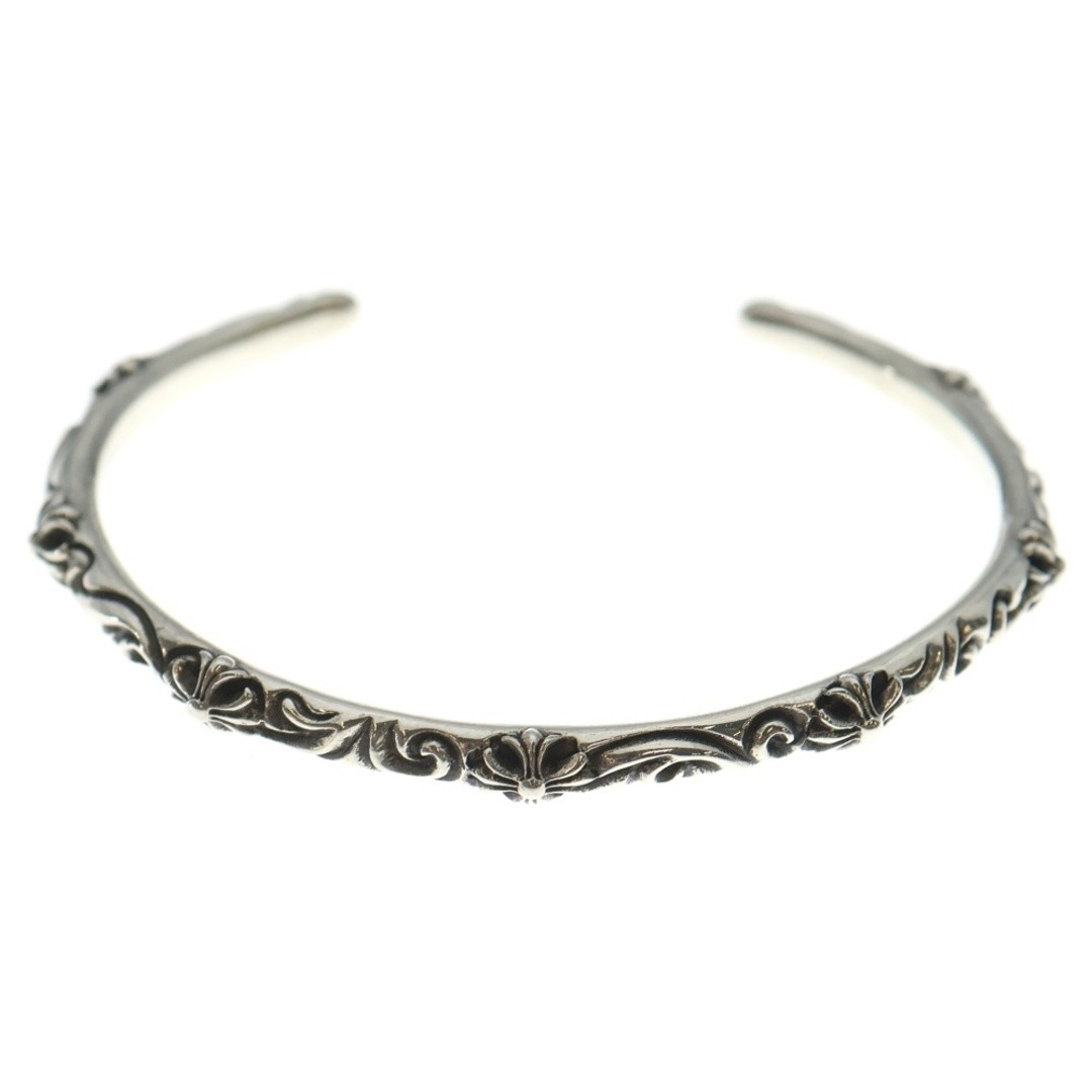 CHROME HEARTS BANGLE SBT Band Bracelet Silver BCA126 Used 60dac846dd9c9f299525b0