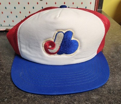 Vintage Montreal Expos Baseball Hat, Mesh Back, Early 1980s In Nice Condition 
