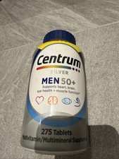 CENTRUM SILVER MENS 50+ 275 TABLETS + VITAMIN...
