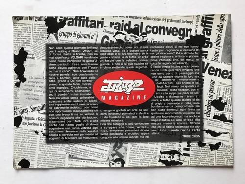 Hip Hop Tribe Magazine #10 Italian Graffiti 97' The Ultracore Trains Issue - Picture 2 of 4
