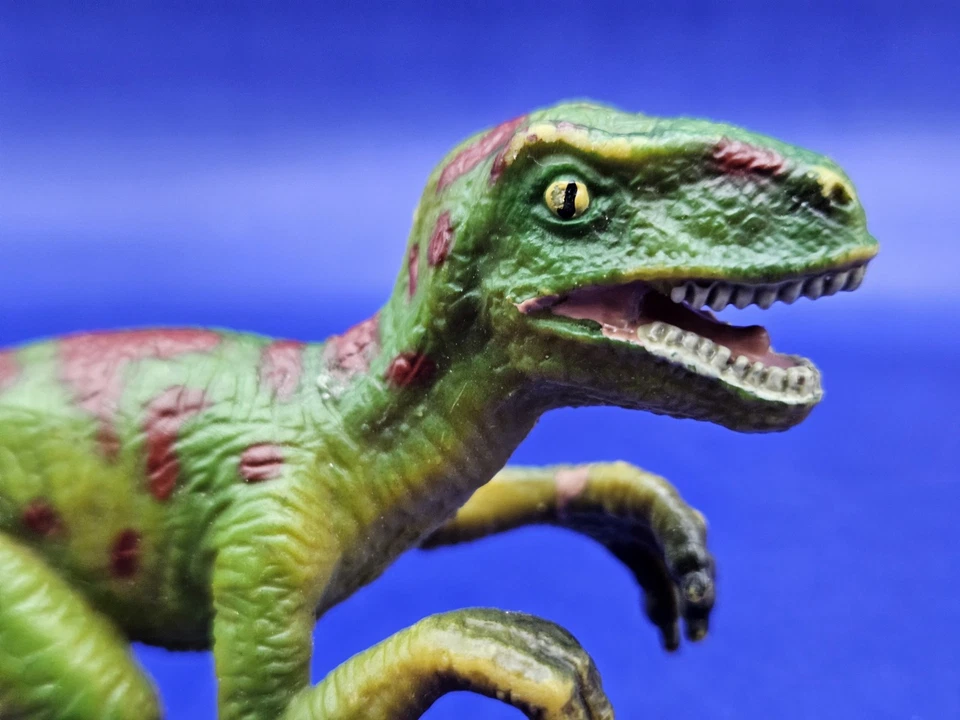 Figura de dinosaurio Schleich VELOCIRAPTOR 6" 2003 de colección réplica jurásica suelta Foto 2 de 4