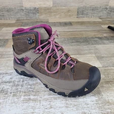 Keen Targhee III Mid Womens Hiking Boots Sz 8 Weiss Boysenberry Waterproof Boots