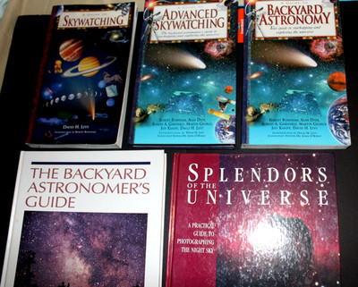 Lot of 5 ASTRONOMY Books (3 HB , 2 Soft)