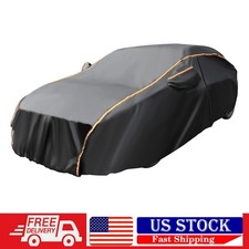 6 Layer Heavy Duty Waterproof Car Cover Peva Cotton Cover Rain Snow Uv Protect