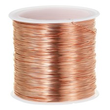 328 Feet Solid Pure Copper Wire 26 Gauge 0.4mm Copper Tone