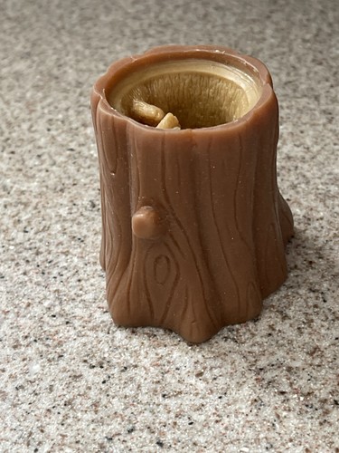 Squirrel Cup Squishy Tree Stump Soft Rubber Fidget Funny Stress Toy