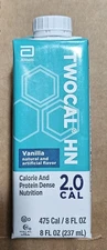 TwoCal HN Vanilla Oral Supplement / Tube Feeding Formula,Case of 24, 8oz each