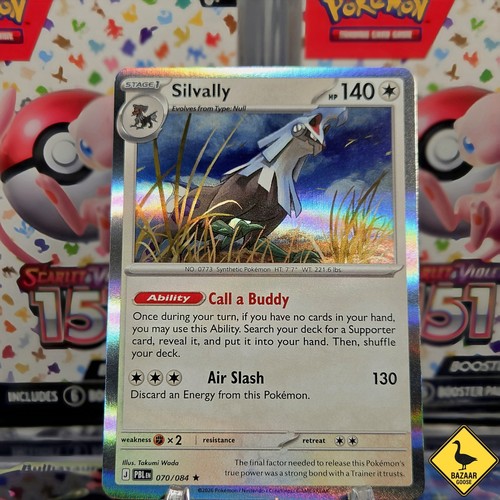 Silvally 70/84 Pitch Black Holo Rare NM Pokemon TCG