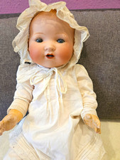 Armand Marseille Germany Antik Babypuppe 351/8K Glas Schlafaugen Porzellan Kopf