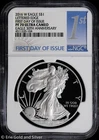 2016-W $1 Proof American Silver Eagle NGC PR 70 UC | Lettered Edge FDOI