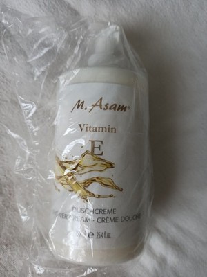 M. Asam Beauty, Vitamin E Duschcreme, XXL, 750ml, Nagelneu !!!